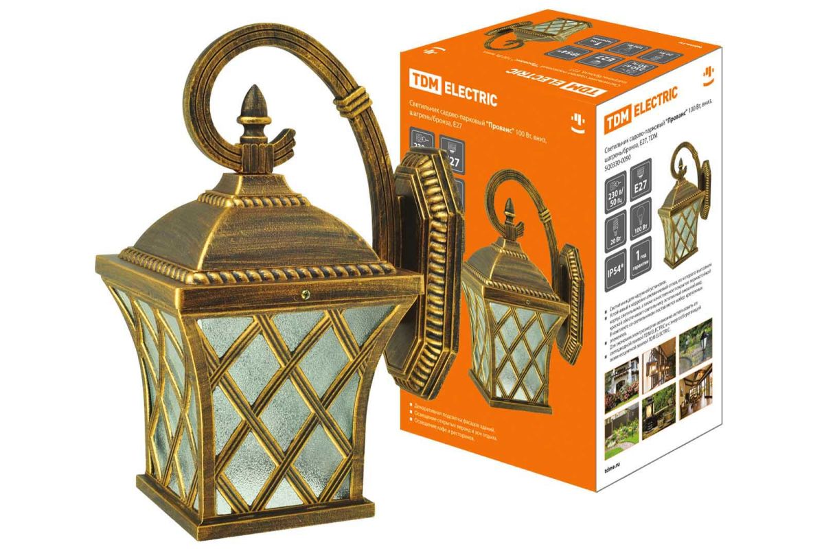 Уличный настенный светильник TDM Electric Прованс SQ0330-0090