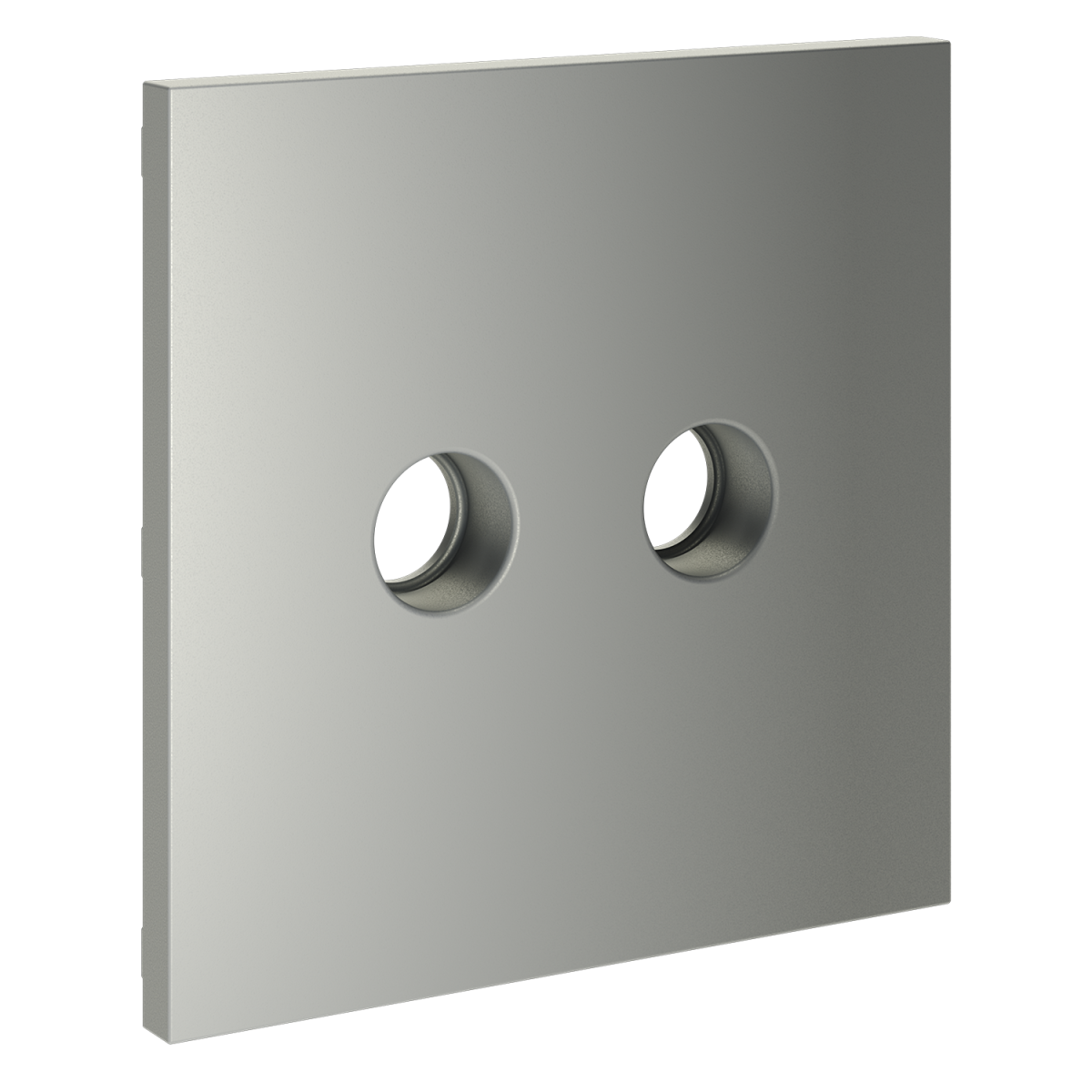 Накладка для розетки телевизионной оконечной TV+SAT Voltum S70 (сталь) VLS001605