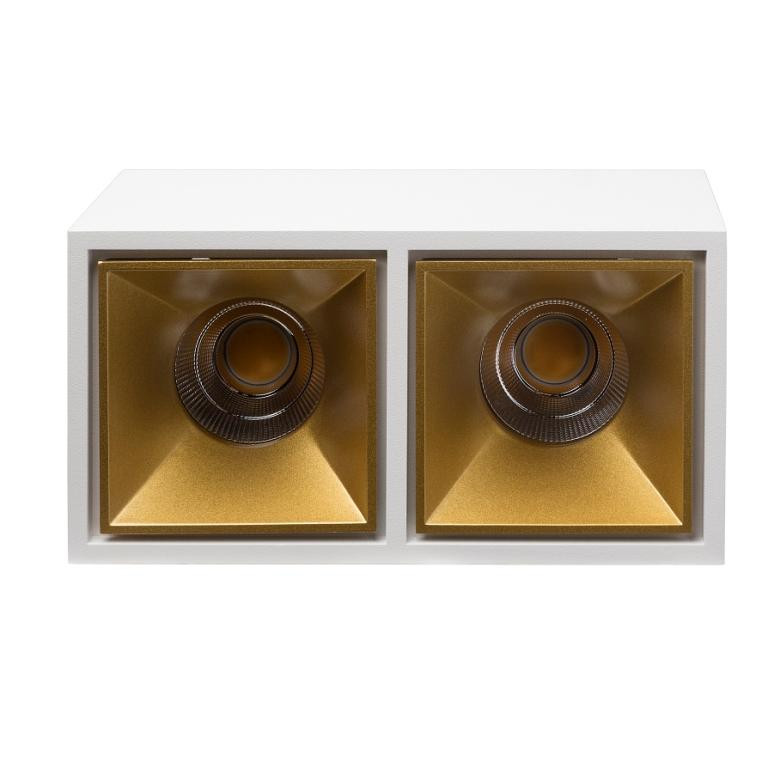 Накладной светильник LeDron KUBING 2 White/Gold 00000014581