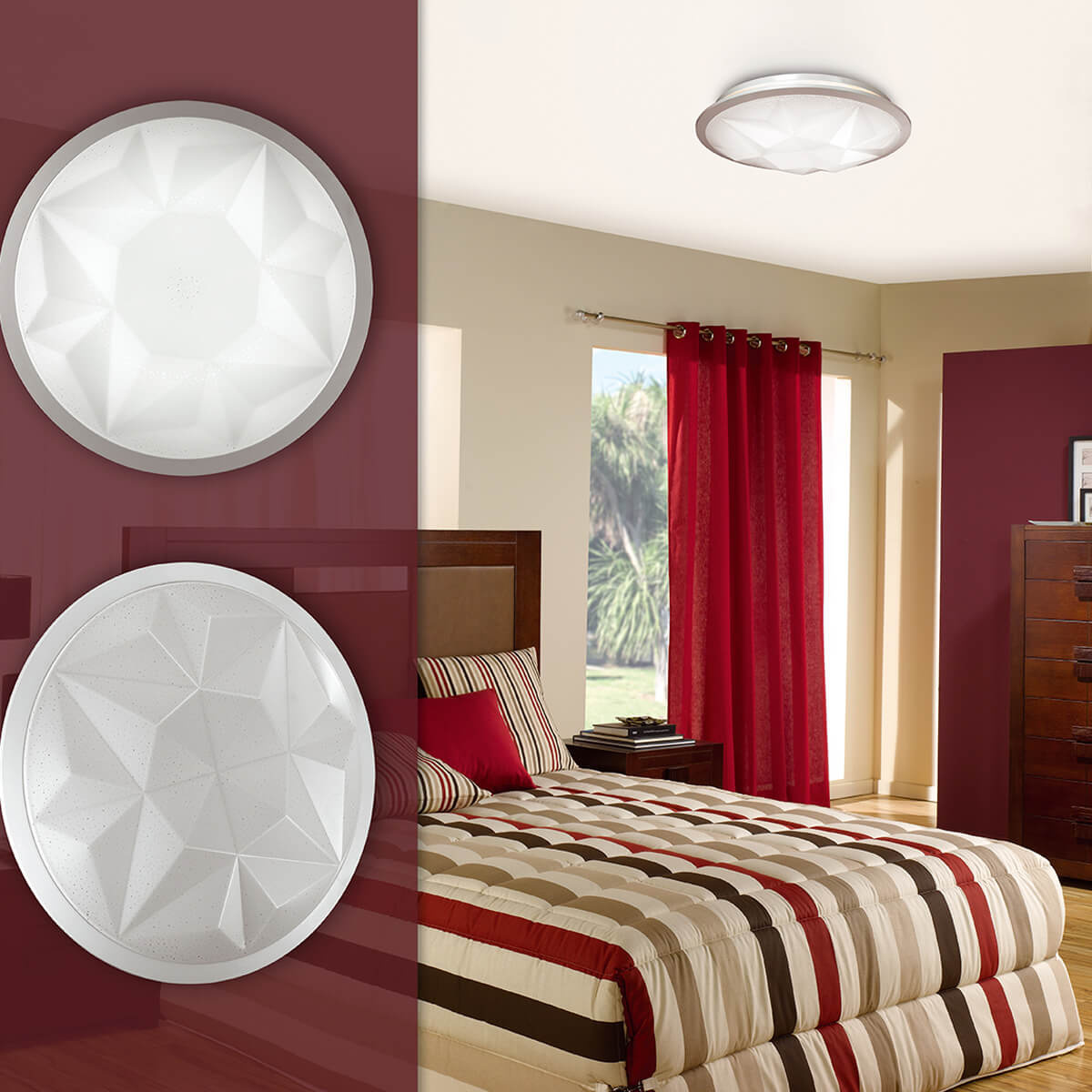 Настенно-потолочный светодиодный светильник Sonex Victory 2020/B