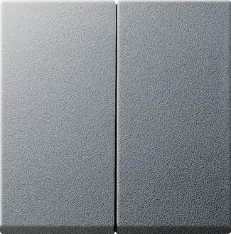 Лицевая панель Gira System 55 выключателя двухклавишного алюминий 029526