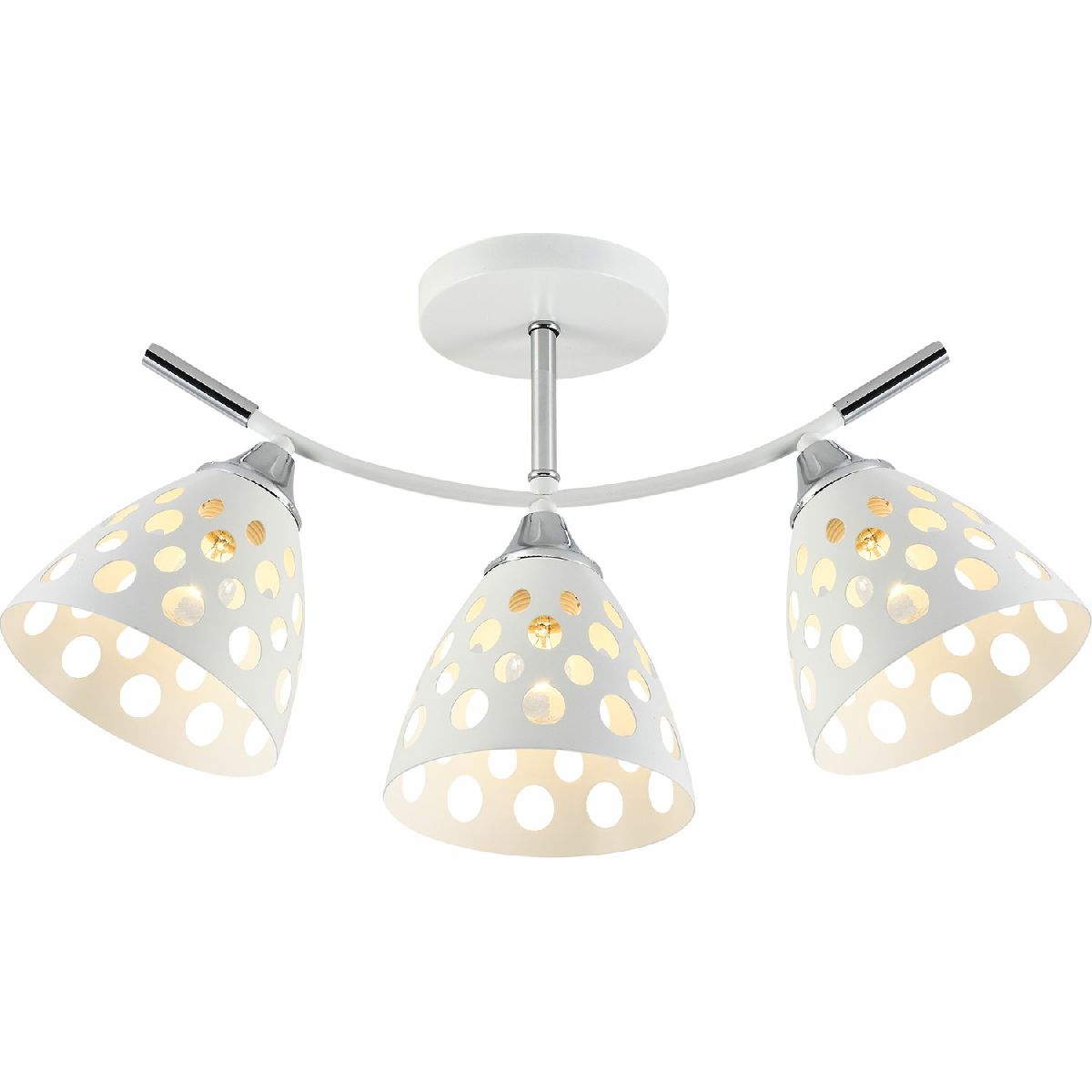 Люстра на штанге Reluce 11386-0.3-03B WH+CR