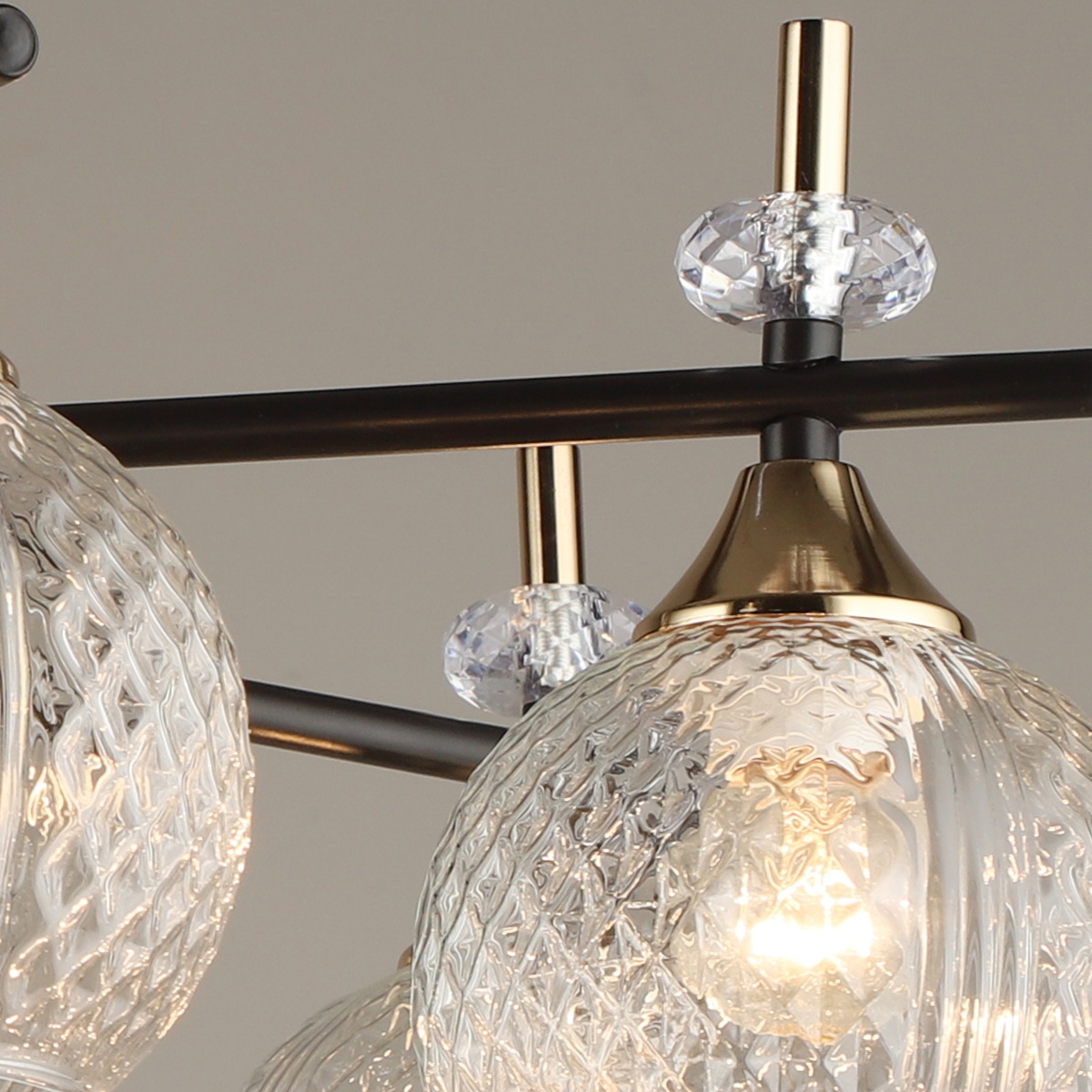 Люстра на штанге Reluce 04892-0.3-08 COFFEE+FGD