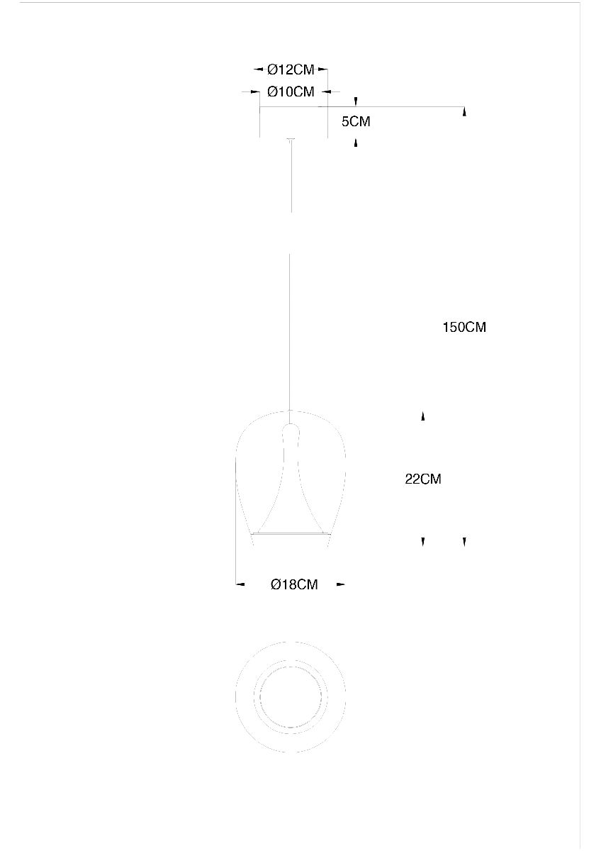 Подвесной светильник Divinare Campo 5875/07 SP-15