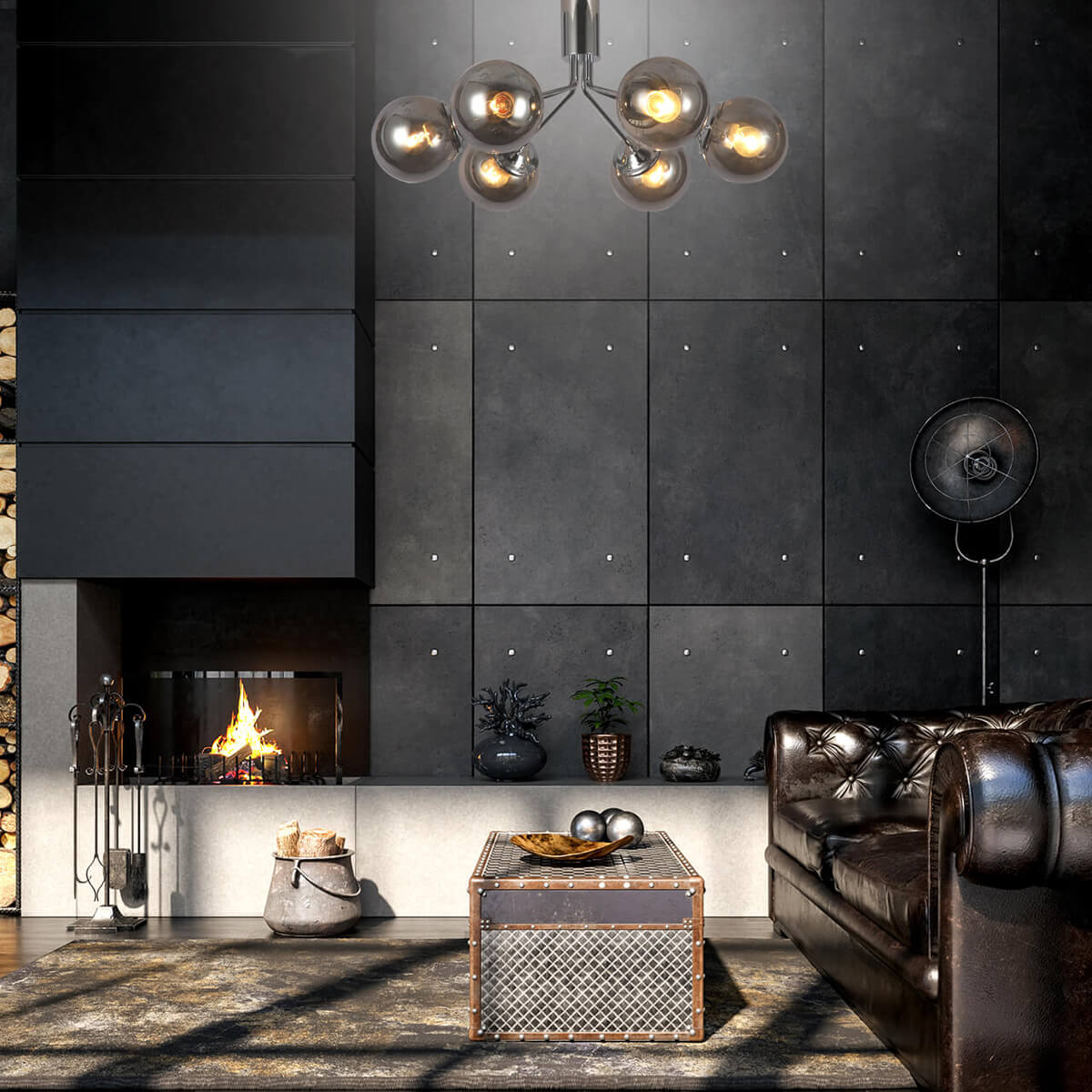 Люстра на штанге F-Promo 2630-6U