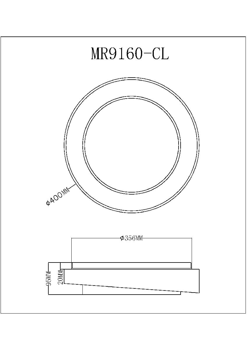 Потолочный светильник Myfar Rhea MR9160-CL