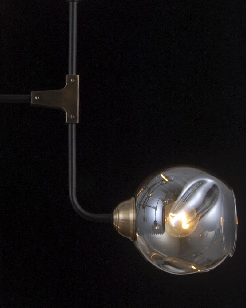 Потолочная люстра Lumien Hall Лефевр 3301/8H-GD-BK