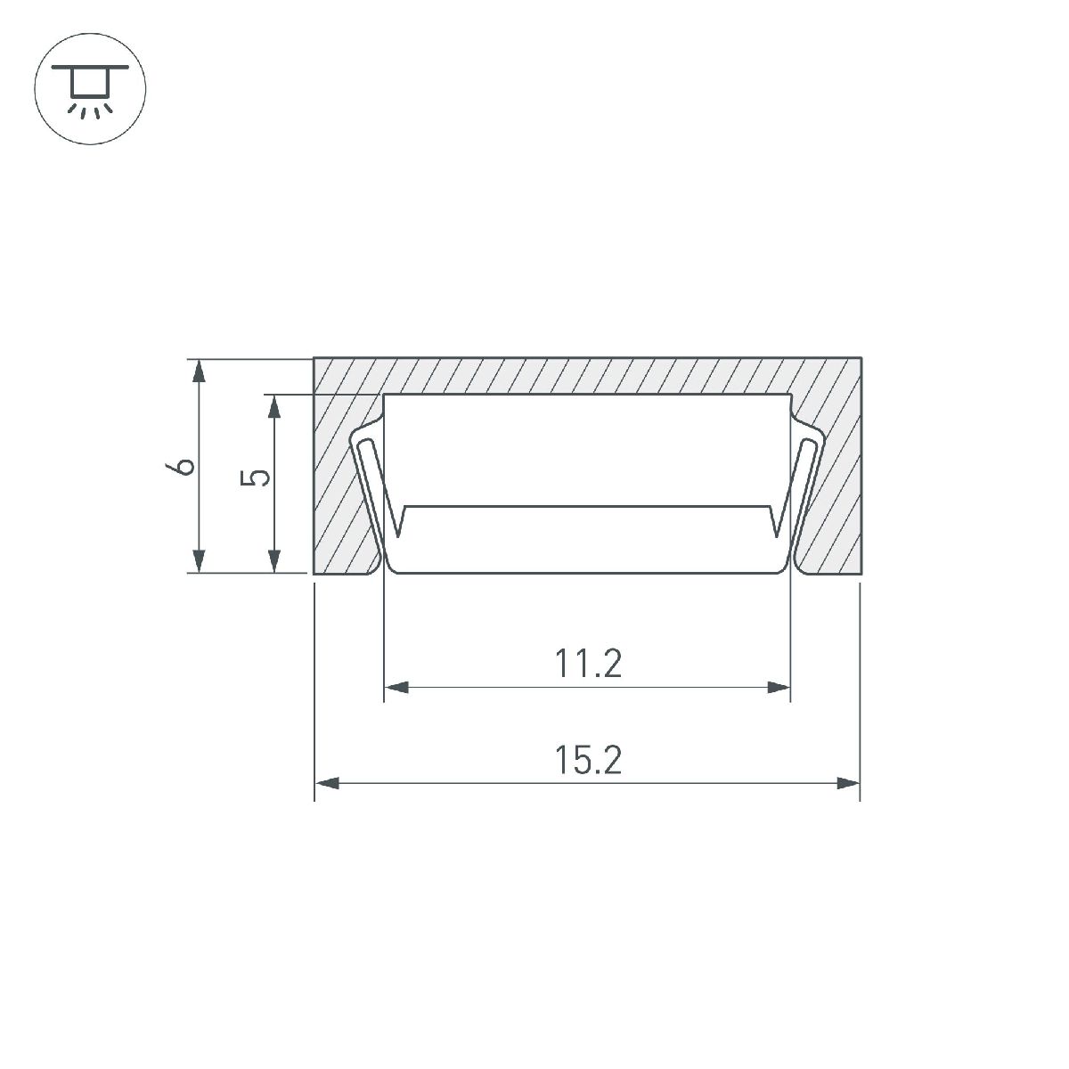 Алюминиевый профиль Arlight MIC-3000 036045