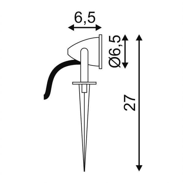 Ландшафтный светодиодный светильник SLV Dasar Projector LV 233570