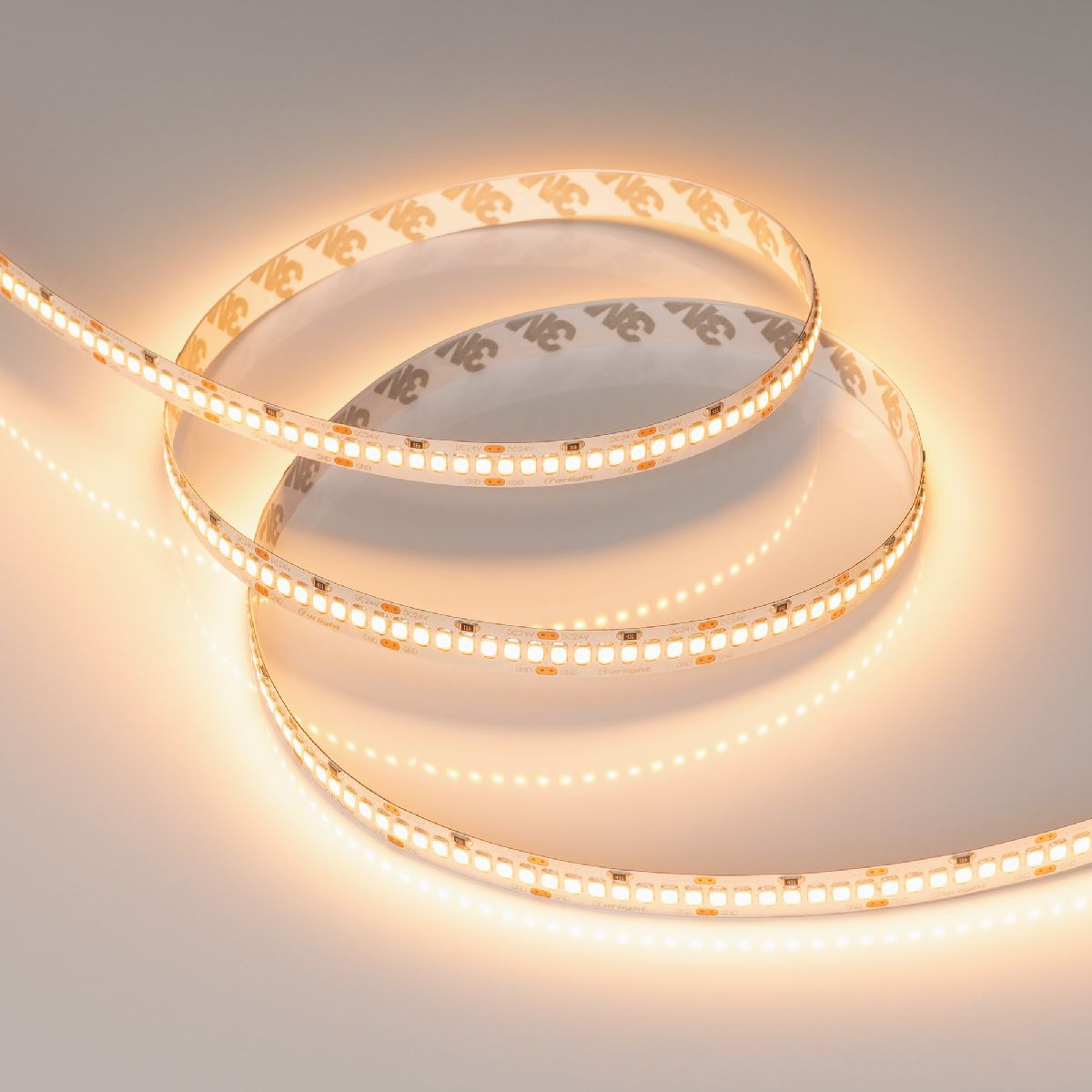 Светодиодная лента Arlight RT-A252-10mm 24V Warm2400 (11 W/m, IP20, 2835, 5m) (Arlight, 10 Вт/м, IP20) 028620(2)