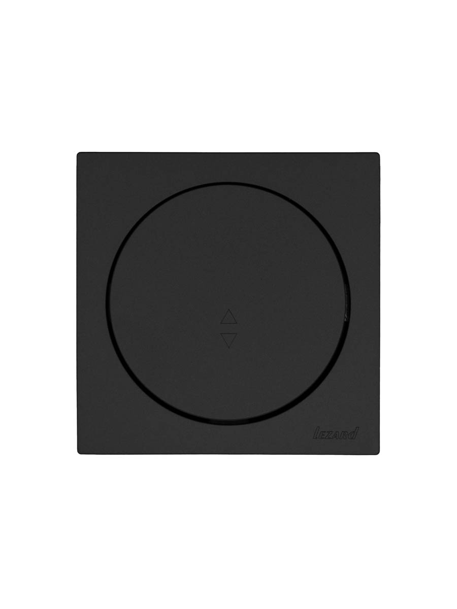 Выключатель проходной чёрный бархат Lezard Osen 743-4288-105