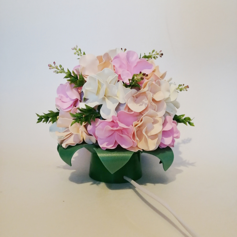 Настольная лампа Uniel ULW-R07 T/3000K/150F/A Букет Кокетливая нежность UL-00008126