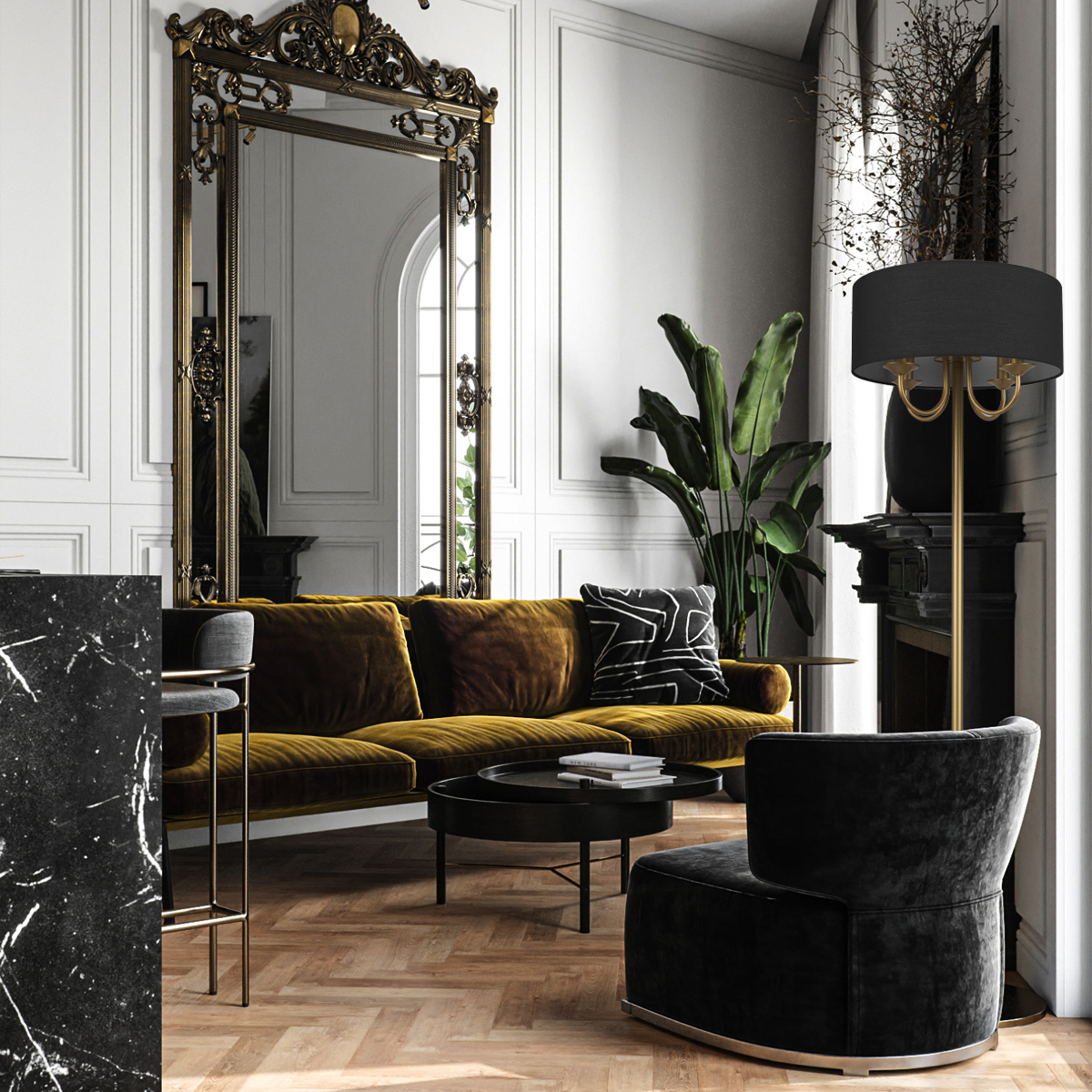 Настольная лампа Loft IT Balance 10416T GD