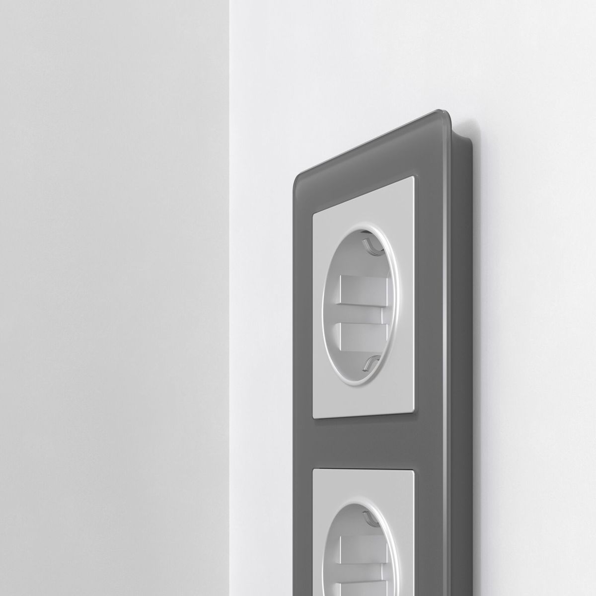 Рамка на 3 поста Werkel Acrylic графит 4690389184895 W0032704