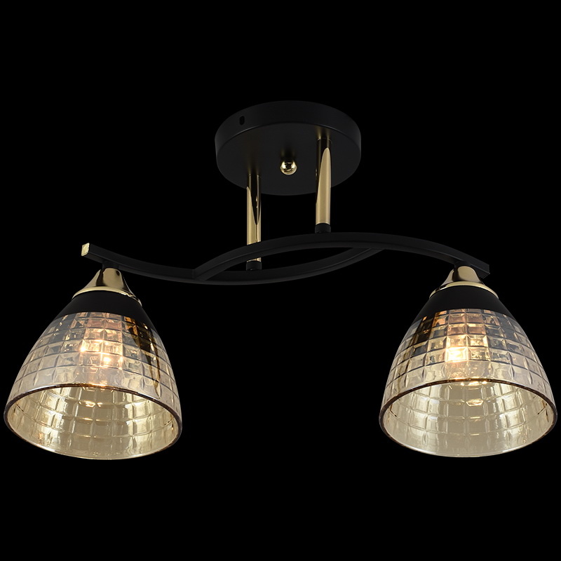 Люстра на штанге Reluce 11384-0.3-02B BK+FGD