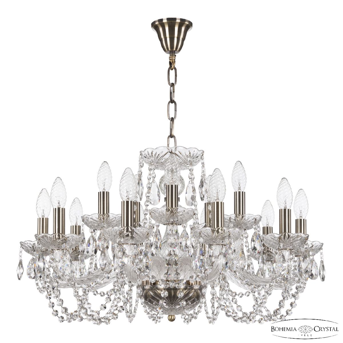 Подвесная люстра Bohemia Ivele Crystal 119/10+5/240 Pa