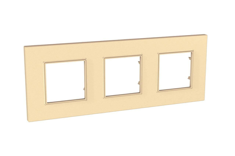 Рамка 3-постовая Schneider Electric Unica Quadro MGU4.706.36