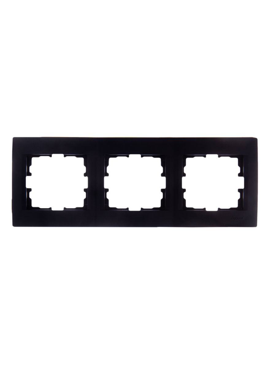 Рамка 3-местная горизонтальная Lezard Karina 707-4200-148