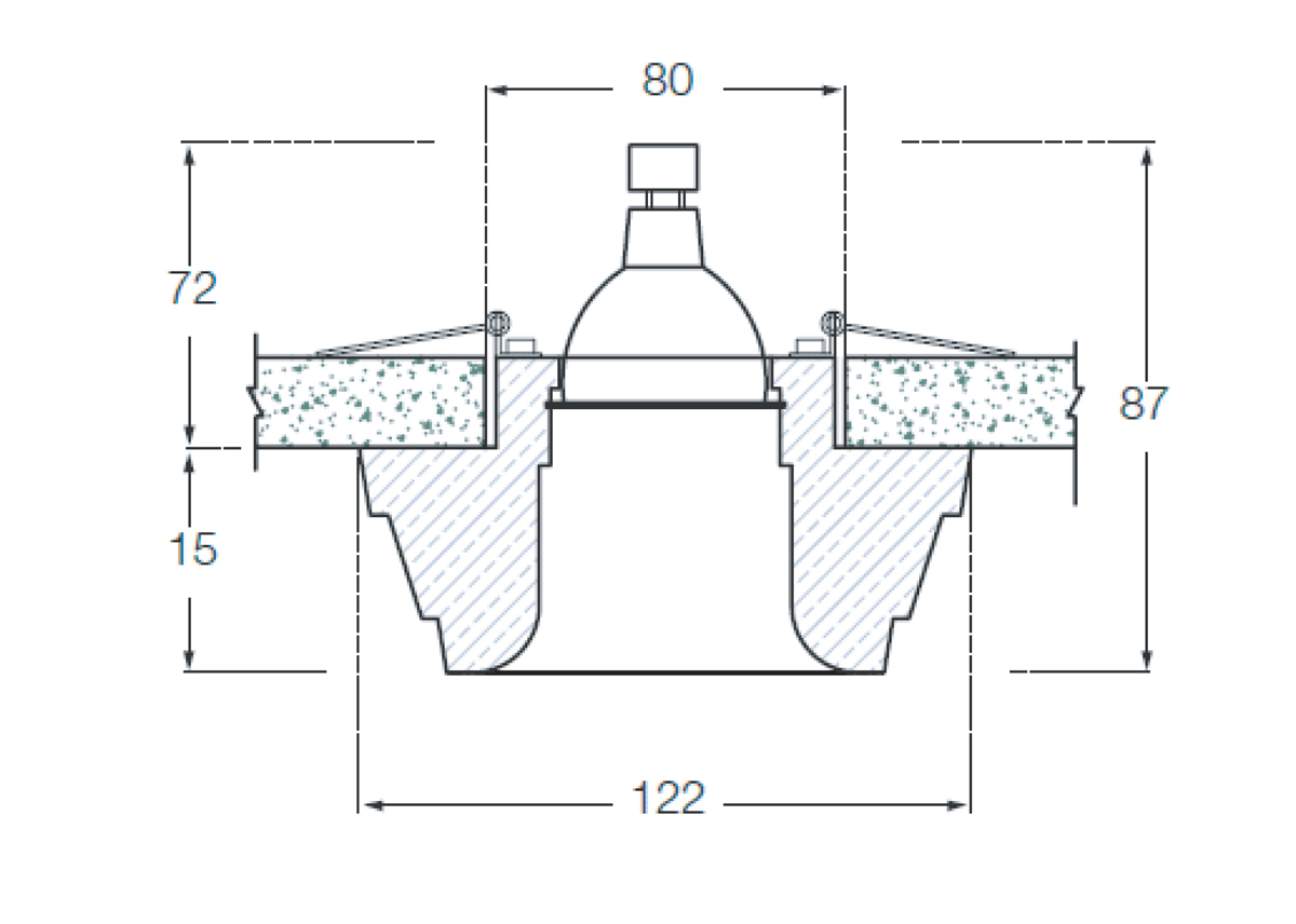 Встраиваемый светильник Donolux Decoro DL207G/3