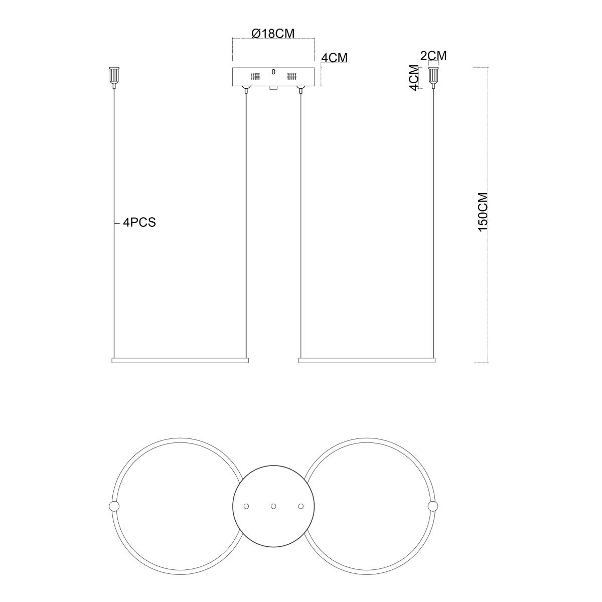 Потолочная чаша Favourite Canopy 4591-180-2BR