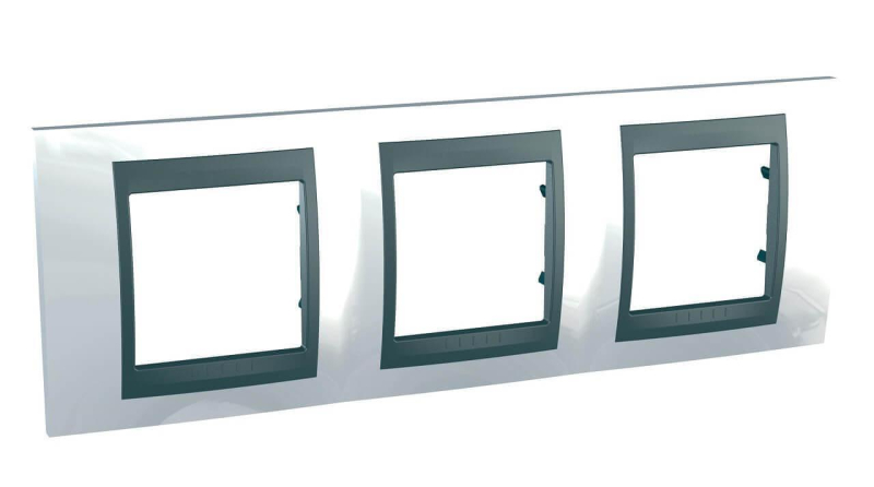 Рамка 3-постовая Schneider Electric Unica Top MGU66.006.292