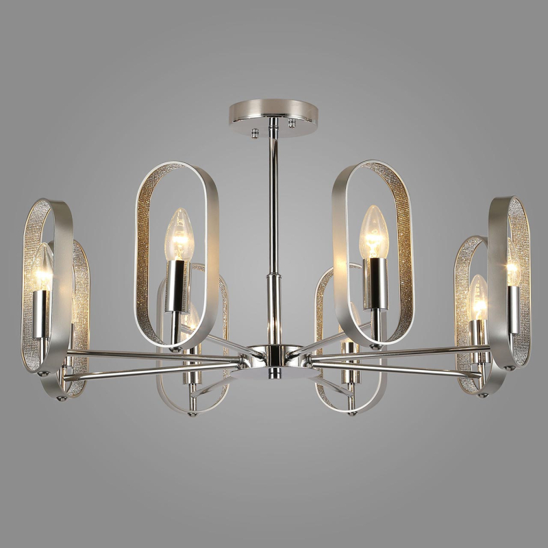 Потолочная люстра Eurosvet Maglia 60077/8 хром