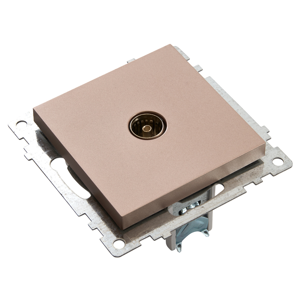 Розетка телевизионная 1-местная Stekker Катрин 39600