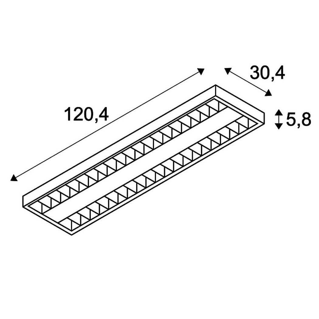 Потолочный светодиодный светильник SLV Rasto Led 158931