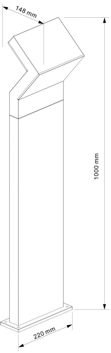 Ландшафтный светильник Deko-Light Taygeta 1000 733038