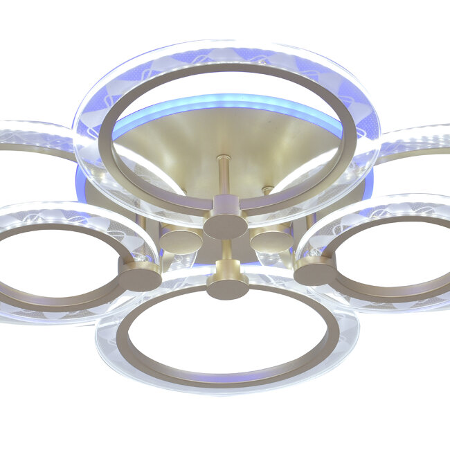 Потолочная люстра Seven Fires Oden SF7052/7C-SGD-RGB