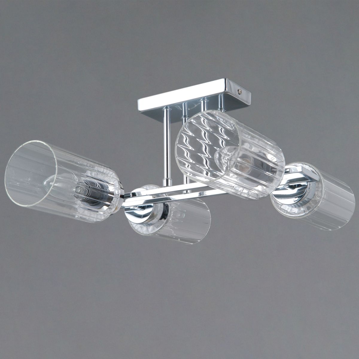 Потолочная люстра Illumico IL0780-4CSQ-25 CR NAPLES