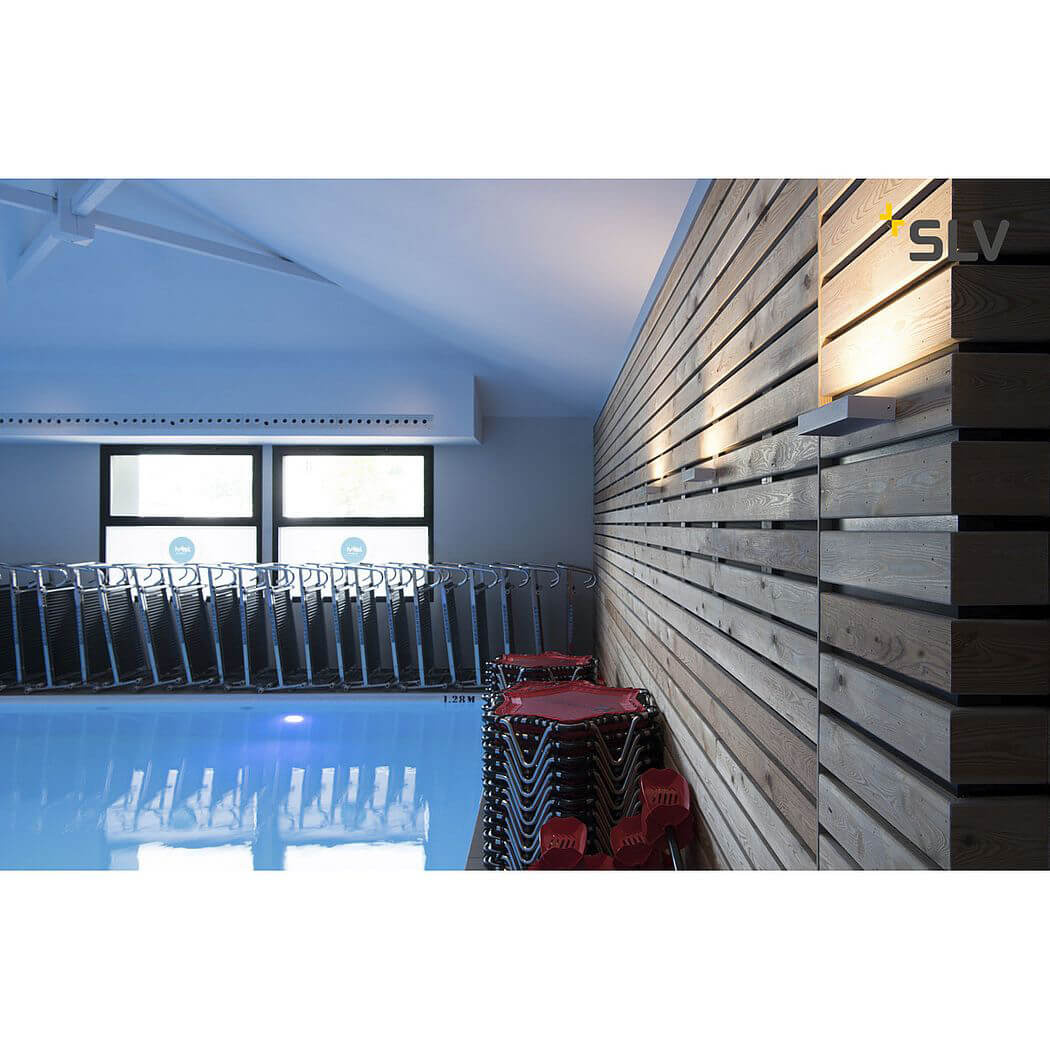 Уличный настенный светодиодный светильник SLV Pema 1002070