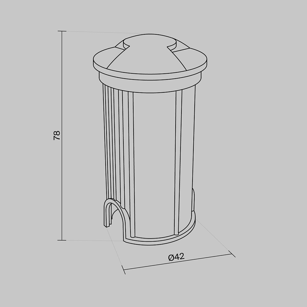 Ландшафтный светильник Maytoni Flash O044DL-L1S3K1
