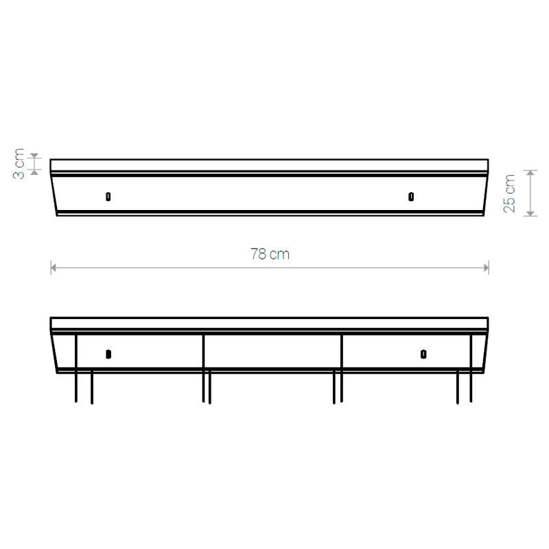 Основание для светильника Nowodvorski Cameleon Canopy C 780 8556