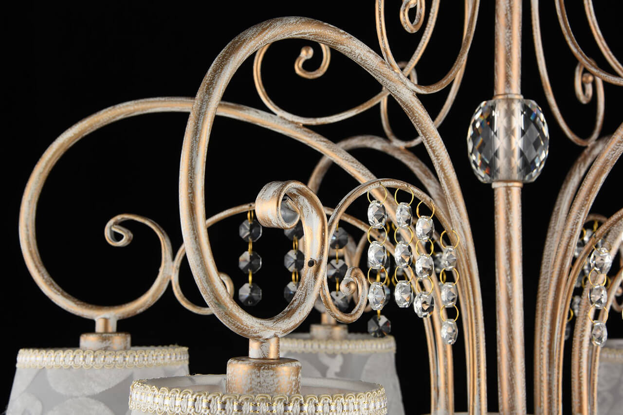 Подвесная люстра Freya Lorette FR2406-PL-08-WG