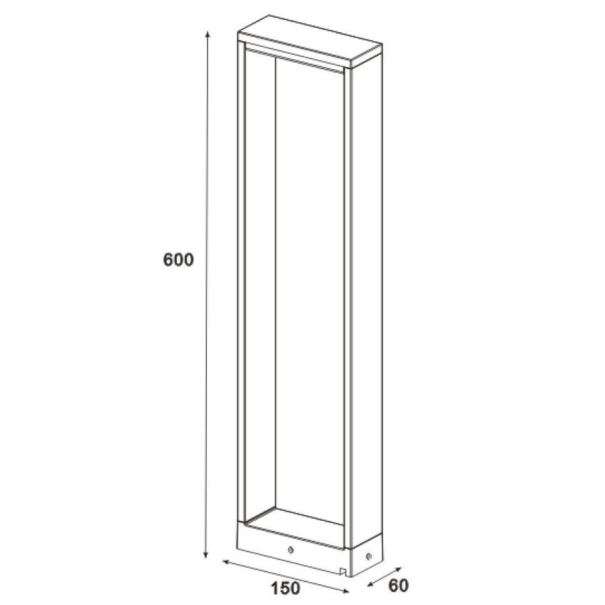 Уличный светодиодный светильник Lucide Goa 28857/60/30