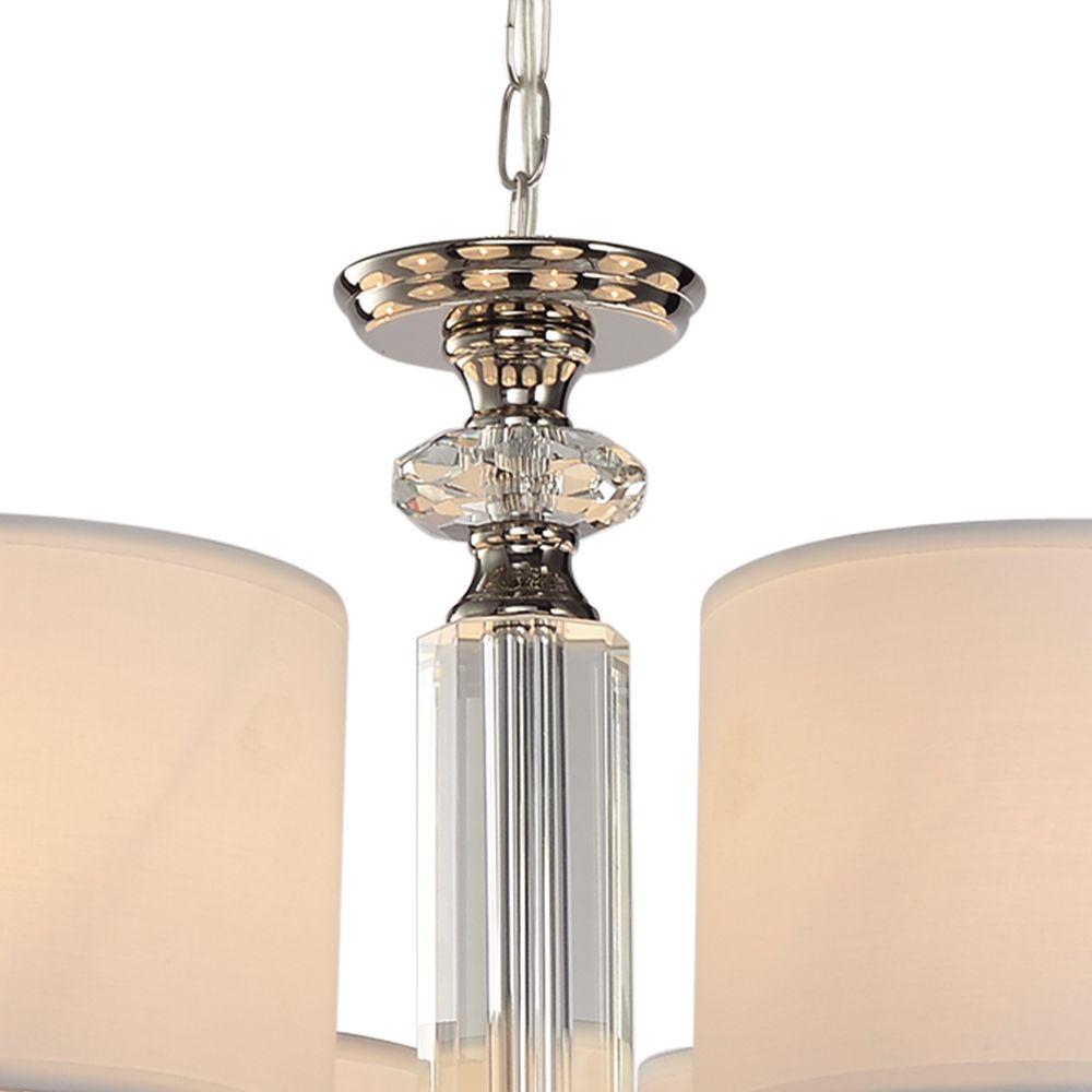 Подвесная люстра Lumien Hall Малье LH1053/8H-NK-WT