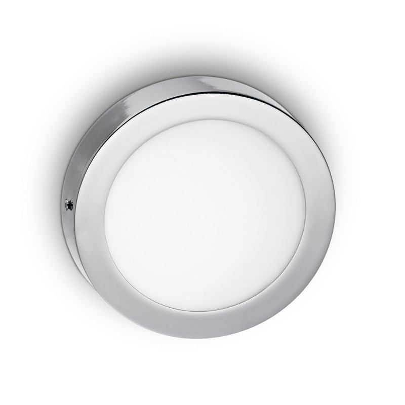 Настенно-потолочный светодиодный светильник Ideal Lux Universal 24W Round Cromo 141497