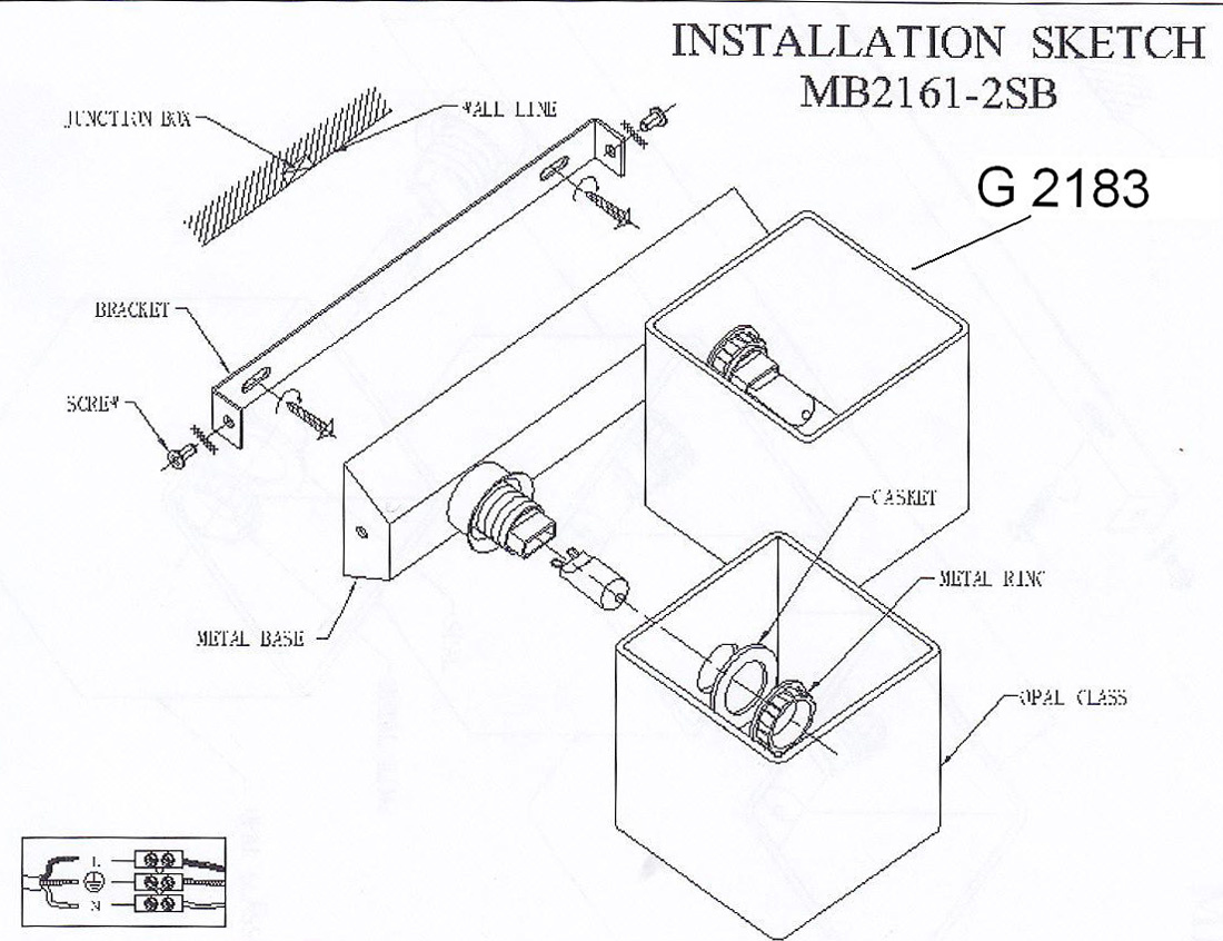 Бра Odeon Light Faro 2183/2W
