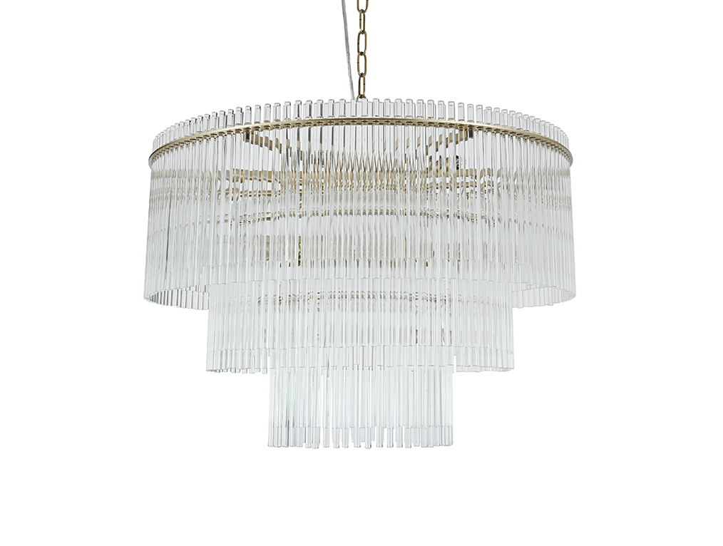 Подвесная люстра Newport 3689+9/C brass М0069628