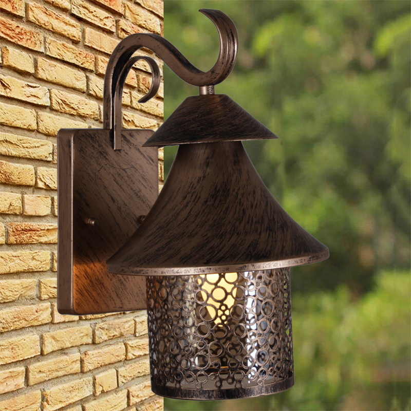 Уличный настенный светильник Reluce 08291-9.2-001U BKG