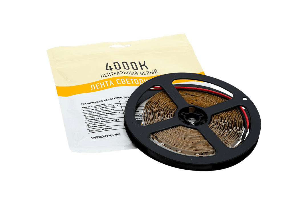 Светодиодная лента SWG SWG360-12-4.8-NW 001623