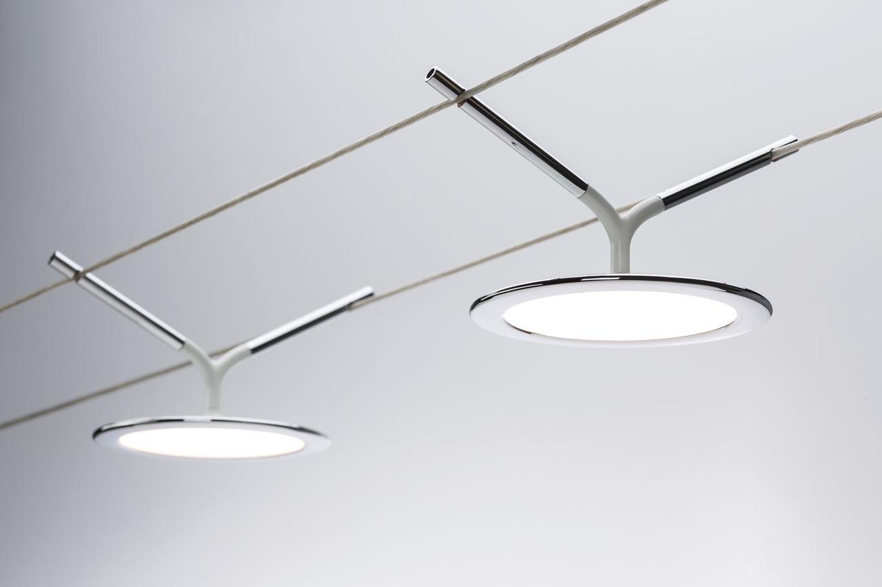 Струнный светодиодный светильник Paulmann Wire Systems Plate 95220