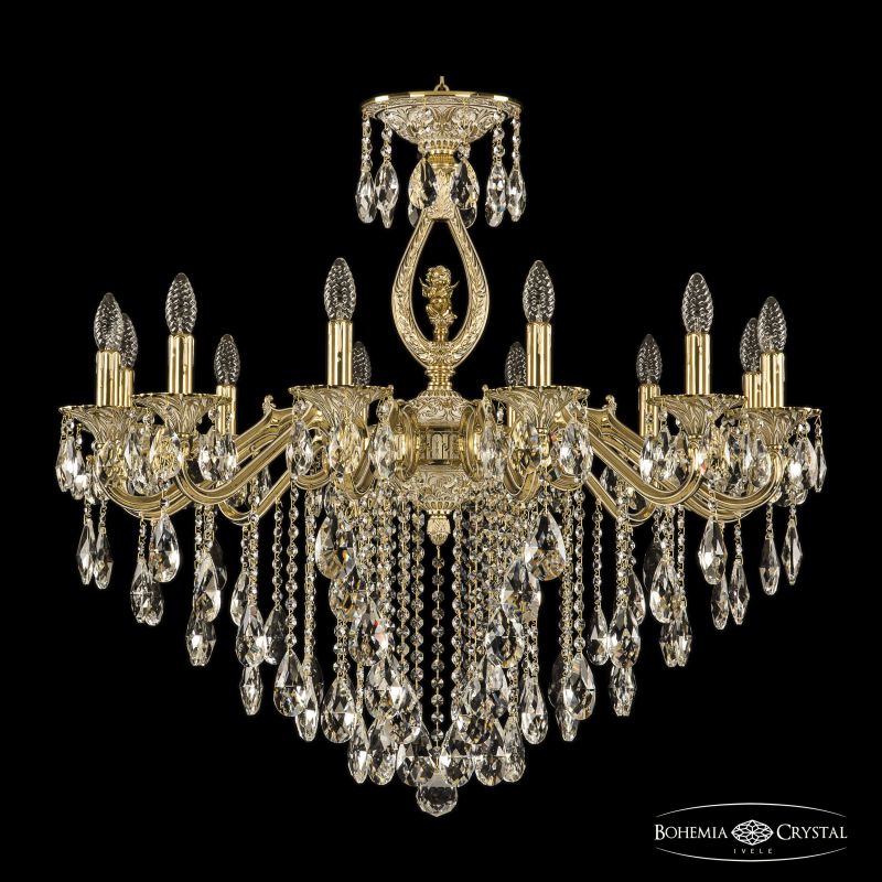 Подвесная люстра Bohemia Ivele Crystal Verona 72402/12/300 B GW FA3B