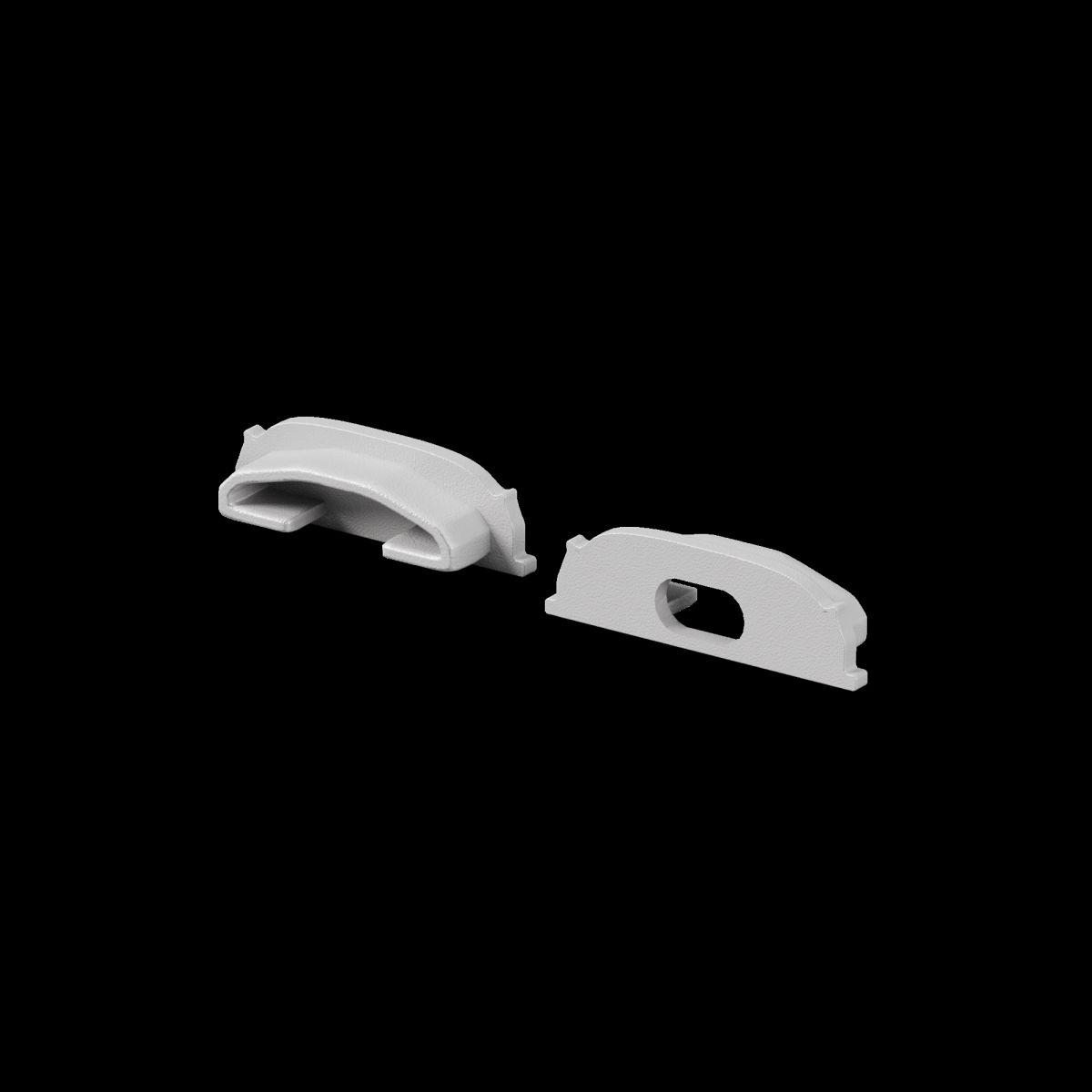 Комплект заглушек для профиля 18×06 2шт Maytoni Led Strip ALM-1806-EC 642075