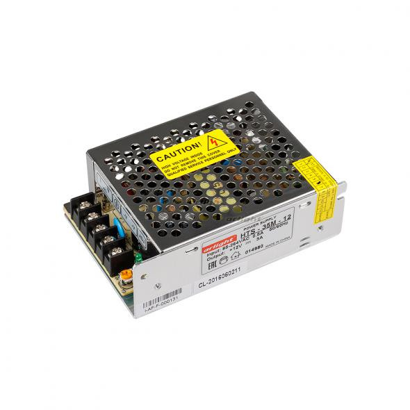 Блок питания Arlight HTS-35M-12 (12V, 3A, 35W) 014980
