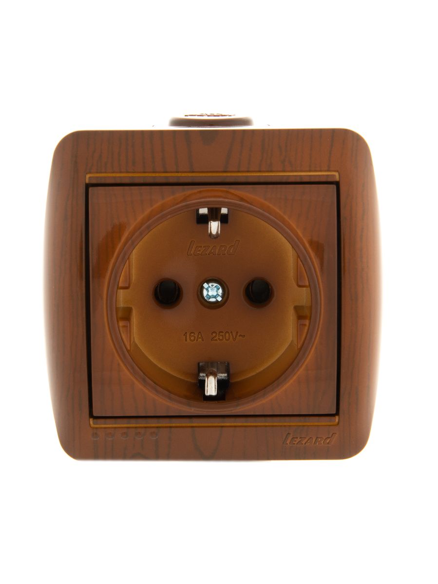 Розетка с/з Lezard Nata 710-0800-122