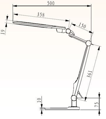 Настольная лампа Horoz Ebru 049-010-0010 HRZ00000683