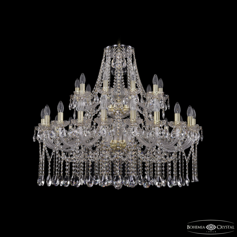 Подвесная люстра Bohemia Ivele Crystal 1413/20+10/360/2d G