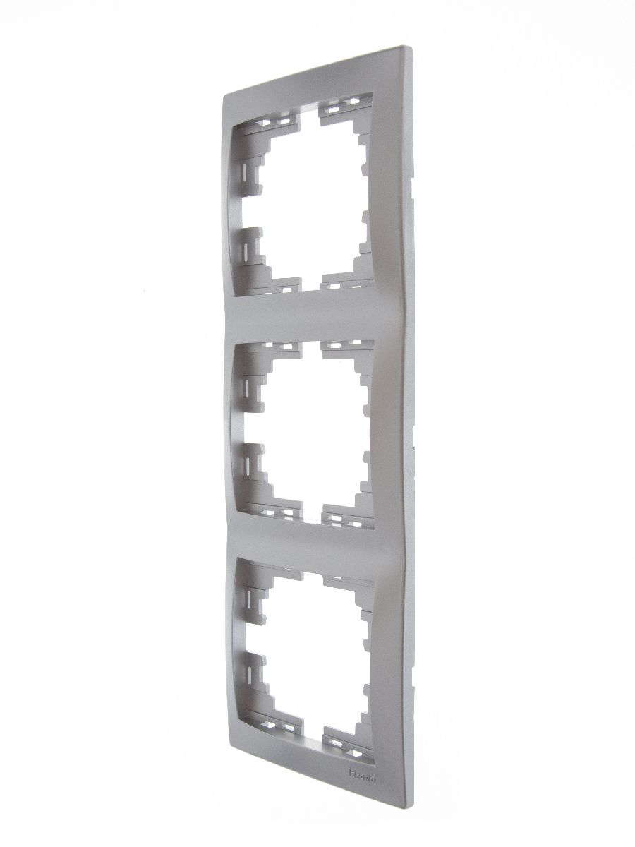 Рамка 3-местная вертикальная Lezard Mira 701-1000-153